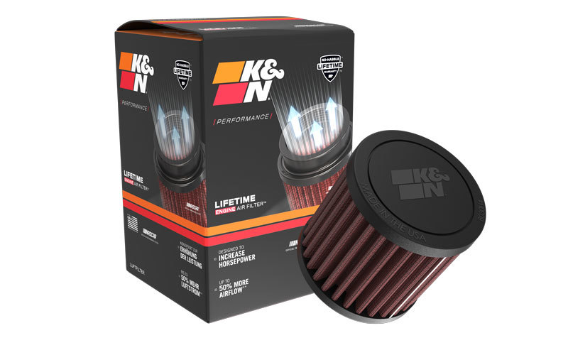Honda XR100R Air Filter - K&N Engineering - Direct Fit, Washable/Reusable - `88-`03